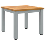Outdoor Table Natural and Grey 45 x 45 x 38 cm 4010619