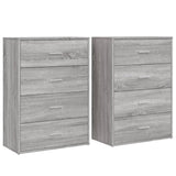 Sideboards 2 pcs Grey Sonoma 60x31x84 cm Engineered Wood 3276586