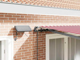 Retractable Awning Red and White 300 x 250 cm 3329984
