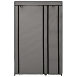 Folding Wardrobe Grey 110x45x175 cm Fabric 282423