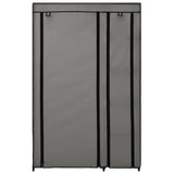 Folding Wardrobe Grey 110x45x175 cm Fabric 282423