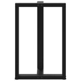 Bar Table Legs T-Shaped 2 pcs Black 60x35x cm Steel 4013080