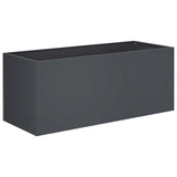 Garden Planter Anthracite 100 x 40 x 40 cm Cold-rolled Steel 8005250