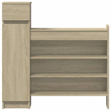 Shoe Cabinet Sonoma Oak 100.5x28x100 cm Engineered Wood 840424