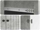 Sideboard Concrete Grey 66 x 34.5 x 90 cm Engineered Wood 894178