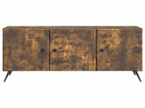 TV Cabinet Smoked Oak 99 x 34.5 x 50 cm Engineered Wood 895640