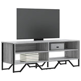 TV Cabinet Grey Sonoma 122x34x41 cm Engineered Wood 848572