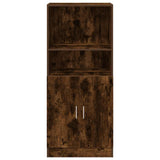 Kitchen Cabinet Smoked Oak 57x41.5x131.5 cm Engineered Wood 860125