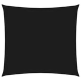 Sunshade Sail Oxford Fabric Square 4x4 m Black 135744