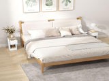 Set of Two Modern Storage Bedside Tables - White T3398P343532