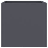 Planters 2 pcs Anthracite 42x40x39 cm Steel 841552