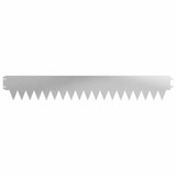 Lawn Edging 10 pcs 103 x 15 cm metal Silver 8008258