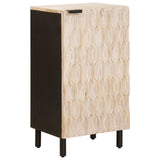 Sideboard White Wash Finish 40 x 33 x 75 cm Solid Mango Wood 4017888