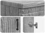 Bathroom Sink Cabinet HAARLEM Grey Sonoma 59.5 x 31.5x 59 cm 896791