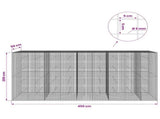 Gabion with 5 mm Wire and 5x5 cm Mesh 450x50x200 cm 3464307