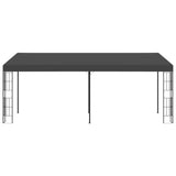 Wall-mounted Gazebo 3x6 m Anthracite Fabric 47992