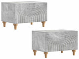 TV Cabinet Concrete Grey Engineered Wood 896238