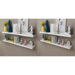 Wall Shelves 4 pcs White 120 cm 276000