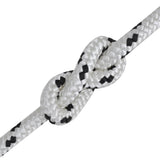 Braided Boat Rope Polyester 10 mm 250 m White 143793