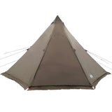 Family Tent Tipi 8-Person Brown Waterproof 4009450