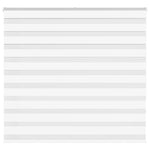 ZNTS Zebra Blind White 155x150 cm Fabric Width 150.9 cm Polyester 4014766