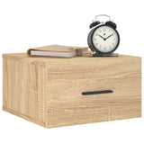 Wall-mounted Bedside Cabinets 2 pcs Sonoma Oak 35x35x20 cm 829859