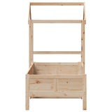 Day Bed with Roof without Mattress 80x200 cm Solid Wood 3282254