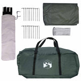 Family Tent Army green 450 x 400 x 265 cm Polyester and Steel 42028602