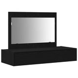 Dressing Table Black 100 x 40 x 70 cm Engineered Wood 865209