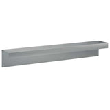 Garden Cover Profile 2 pcs 100 x 15 x 15 cm Galvanised Steel 8012972