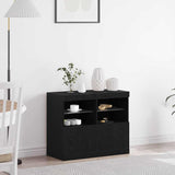 LED Sideboard Black 81 x 37 x 66.5 cm Engineered Wood 863032