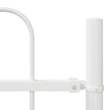 Garden Fence White 6.8 x 1.5 m Powder-coated steel 3334082
