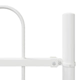 Garden Fence 4 pcs White 6.8 x 0.8 m Powder-coated Steel 3334084