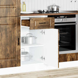 Kitchen Base Cabinet Porto Smoked Oak Engineered Wood 853952
