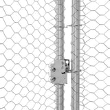 Chicken Cage 3 pcs Silver 600 x 200 x 200 cm Galvanised Steel 3368320