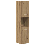 ZNTS 3 Piece Bathroom Furniture Set Artisan Oak Engineered Wood 3328592