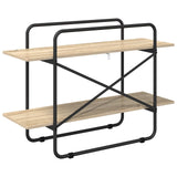Bookshelf 2-Tier 100 x 35 x 70 cm PB Sonoma Oak 8007799