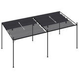 Gazebo with Retractable Roof 600x300x233 cm Anthracite 313634