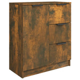 Sideboards 2 pcs Smoked Oak 60x30x70 cm Engineered Wood 3115793