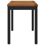 Garden Bench 80.5 x 35 x 45 cm Solid Acacia Wood Rectangular 901292