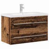 Bathroom Sink Cabinet with Drawer Old Wood 80 x 38.5 x 48 cm 3333132