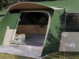 Family Tent with Rainfly Water-resistant tunnel Green 18-Person 42017460
