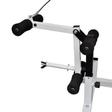 Weight Bench with Weight Rack, Barbell and Dumbbell Set 90 kg 275373