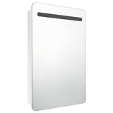 ZNTS LED Bathroom Mirror Cabinet Shining White 60x11x80 cm 326509