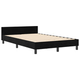 ZNTS Black Velvet Bed Frame 120x200 cm 3345001