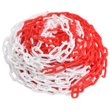 Warning Chain Red and White 100 m 4 mm Plastic 150924