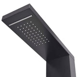 Shower Panel System Aluminium Matte Black 142373