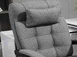 Office Chair with Footrest Ergonomic Office Chair with Armrests Lumber Support and Headrest Light T3398P328212