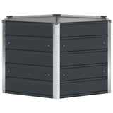 Planter Anthracite 129 x 129 x75 cm Steel 42018181