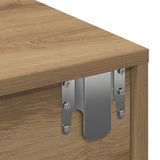 Wall Shelf with Drawers Artisian Oak 60x26.5x15 cm Engineered Wood 859976